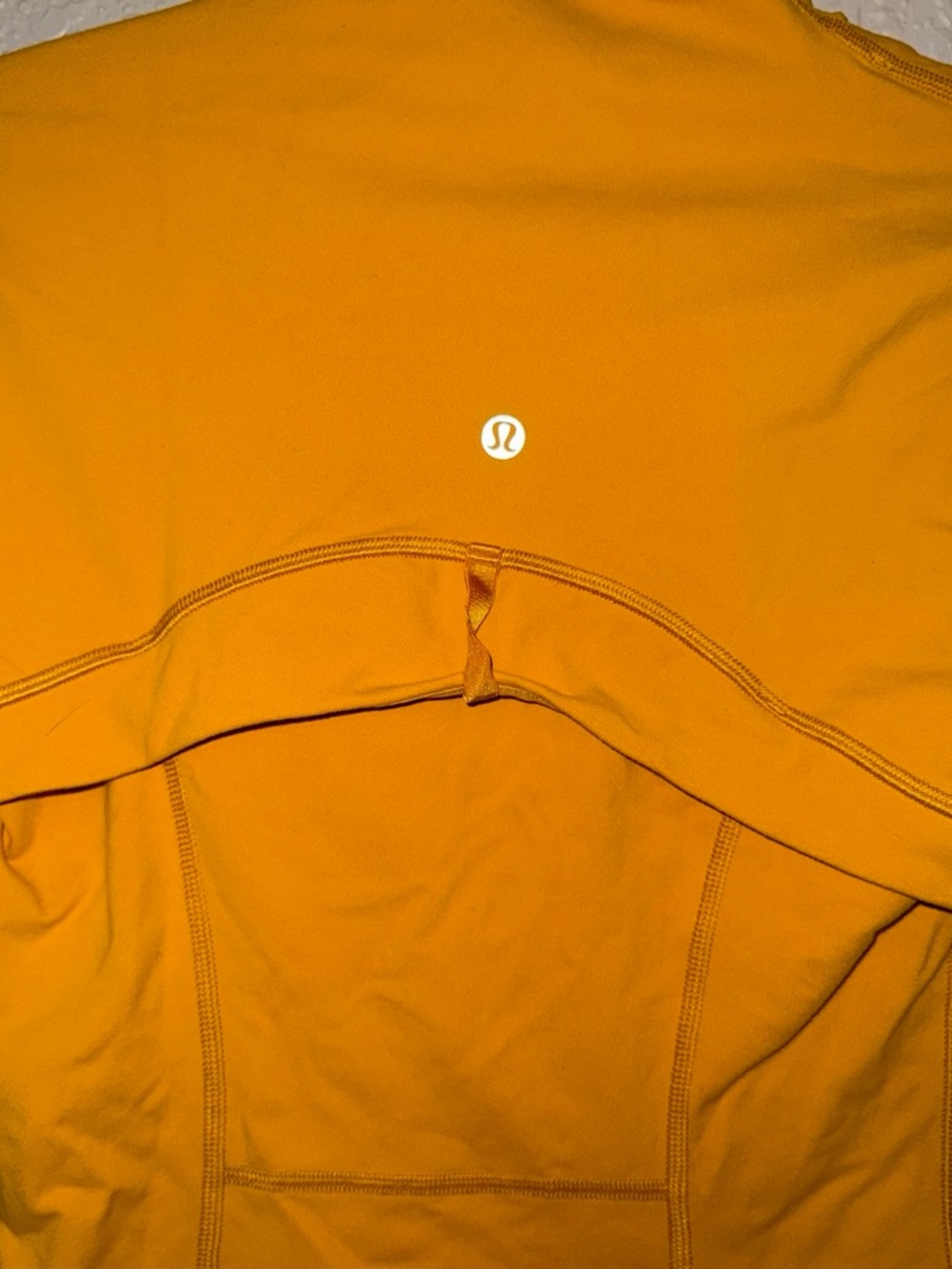 lululemon athletica Womens Zip-Up Bomber Jacket in Honey Lemon - Picture 3 of 5